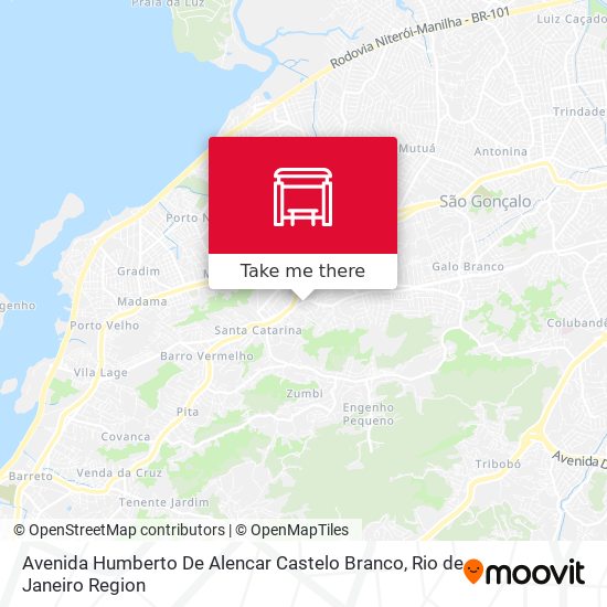 Avenida Humberto De Alencar Castelo Branco map