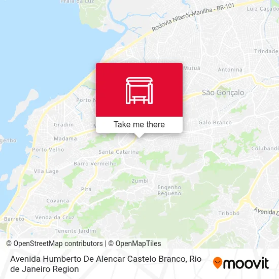 Avenida Humberto De Alencar Castelo Branco map