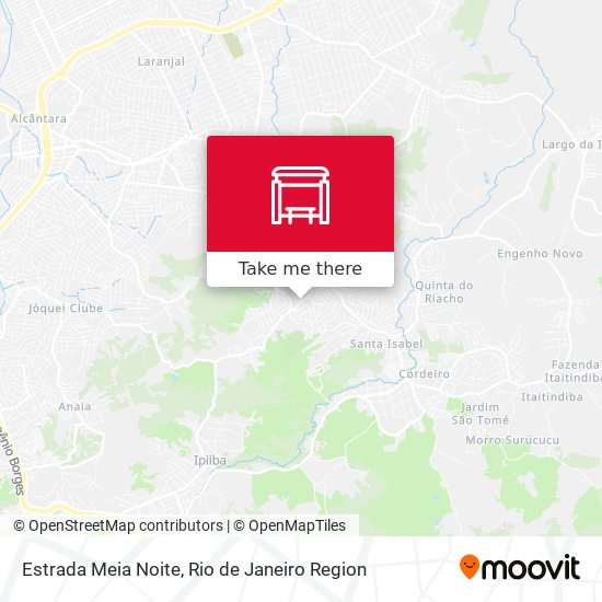 Estrada Meia Noite map