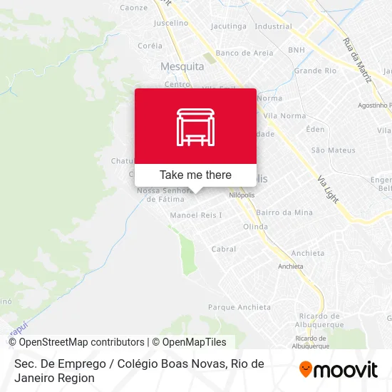 Sec. De Emprego / Colégio Boas Novas map