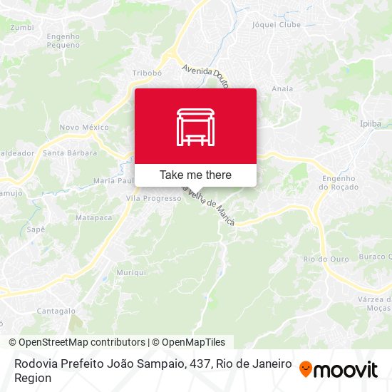 Rodovia Prefeito João Sampaio, 437 map