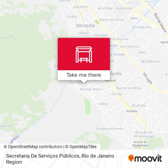Secretaria De Serviços Públicos map