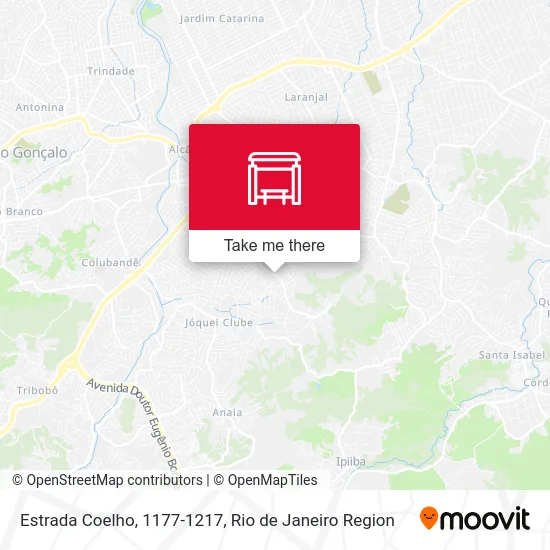 Estrada Coelho, 1177-1217 map