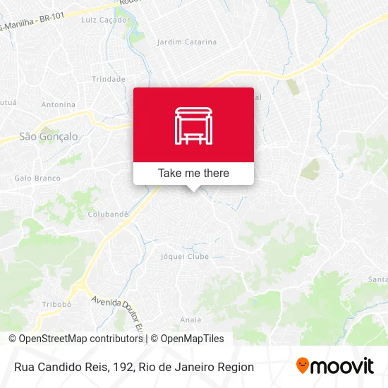 Rua Candido Reis, 192 map