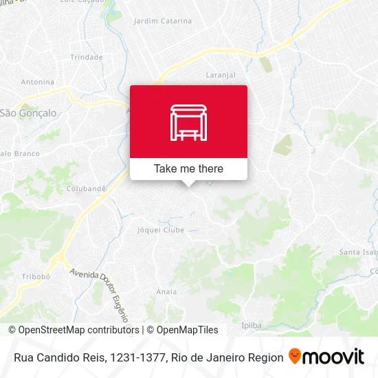 Rua Candido Reis, 1231-1377 map