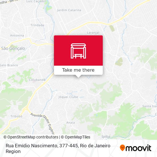 Rua Emídio Nascimento, 377-445 map
