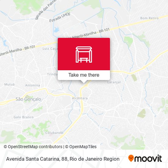 Avenida Santa Catarina, 88 map
