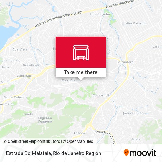 Estrada Do Malafaia map