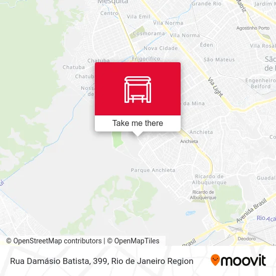 Rua Damásio Batista, 399 map