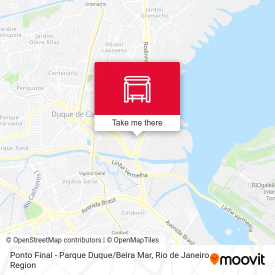 Ponto Final - Parque Duque / Beira Mar map