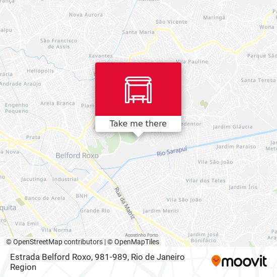 Estrada Belford Roxo, 981-989 map