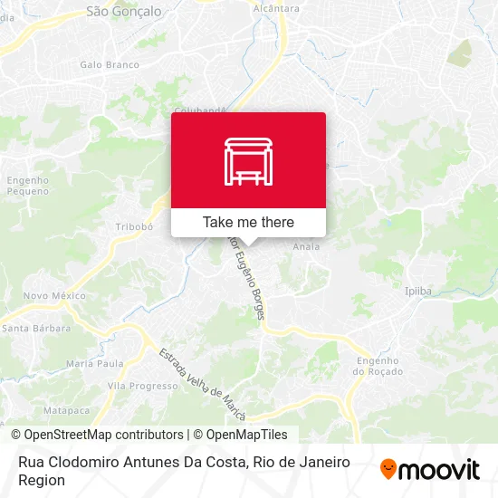 Rua Clodomiro Antunes Da Costa map