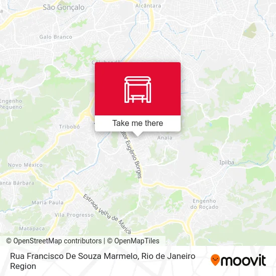 Rua Francisco De Souza Marmelo map