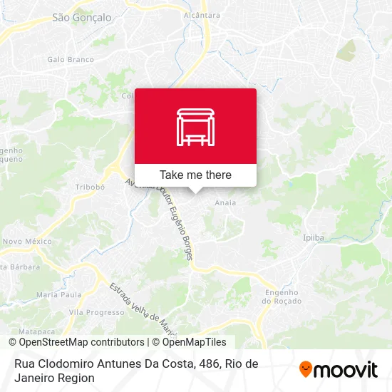 Rua Clodomiro Antunes Da Costa, 486 map