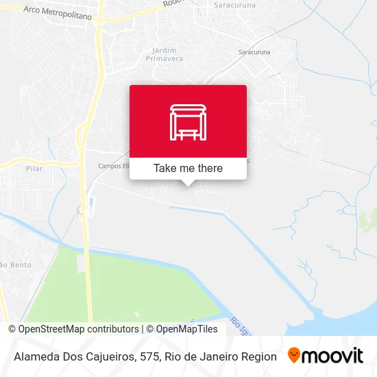 Alameda Dos Cajueiros, 575 map