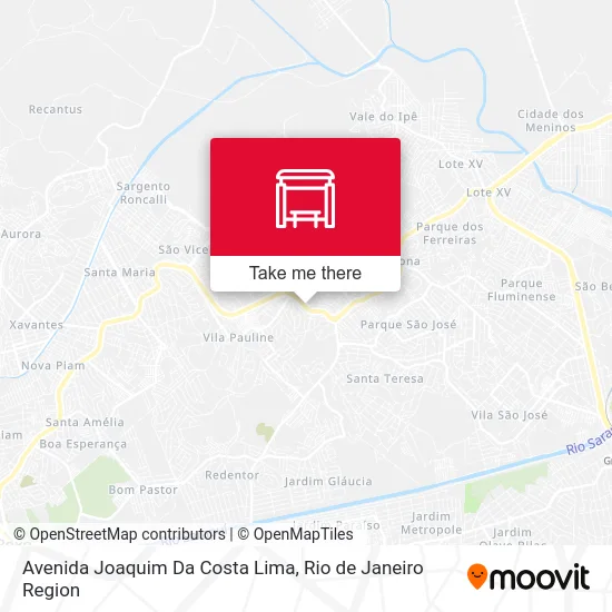 Avenida Joaquim Da Costa Lima map