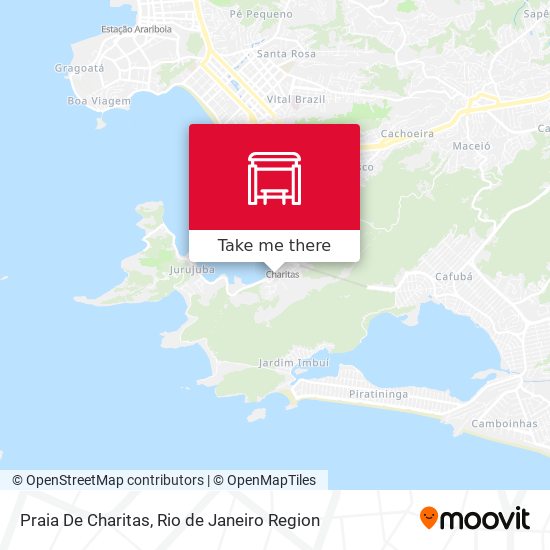 Praia De Charitas map