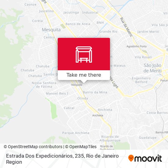 Estrada Dos Expedicionários, 235 map