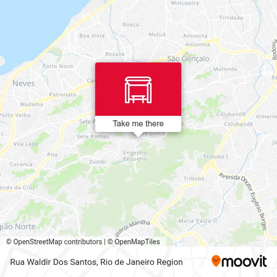 Rua Waldir Dos Santos map