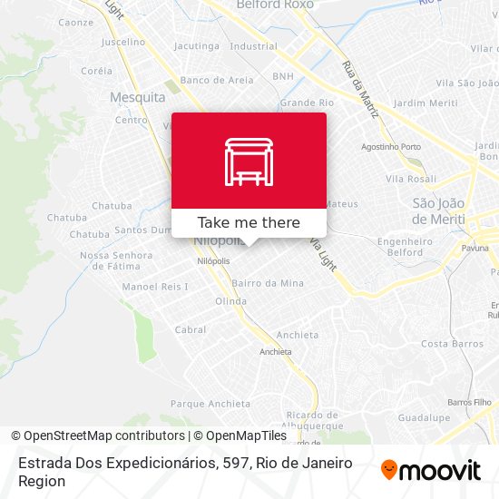 Estrada Dos Expedicionários, 597 map