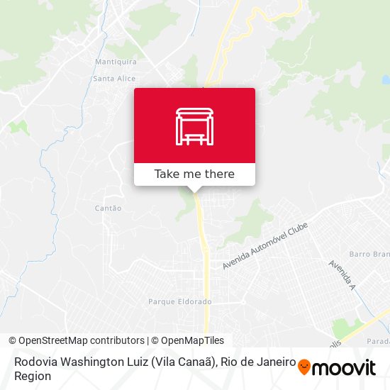 Rodovia Washington Luiz (Vila Canaã) map