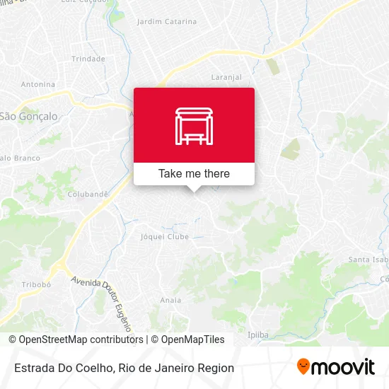 Estrada Do Coelho map