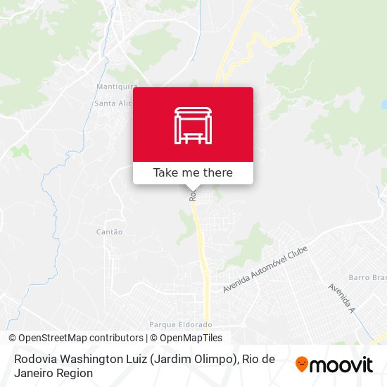 Rodovia Washington Luiz (Jardim Olimpo) map