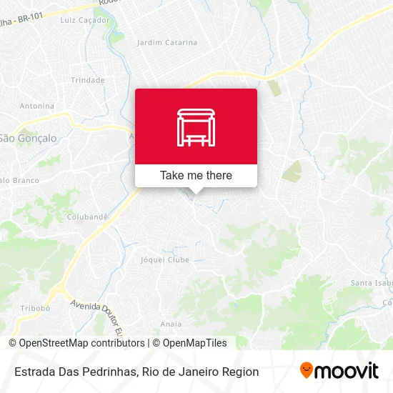 Estrada Das Pedrinhas map