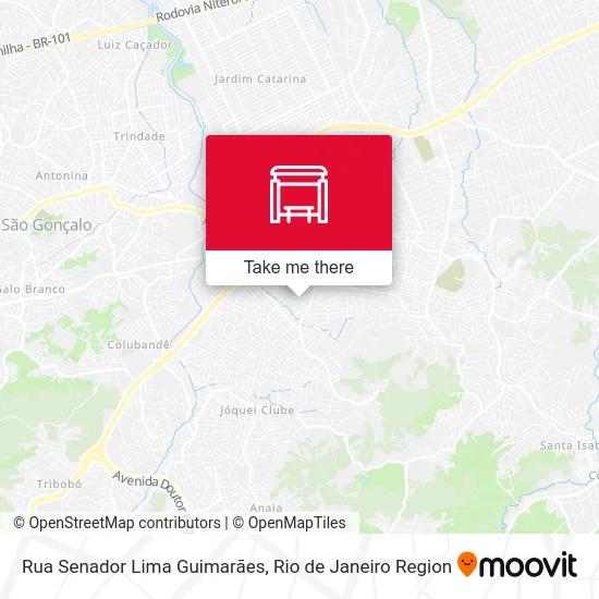 Rua Senador Lima Guimarães map