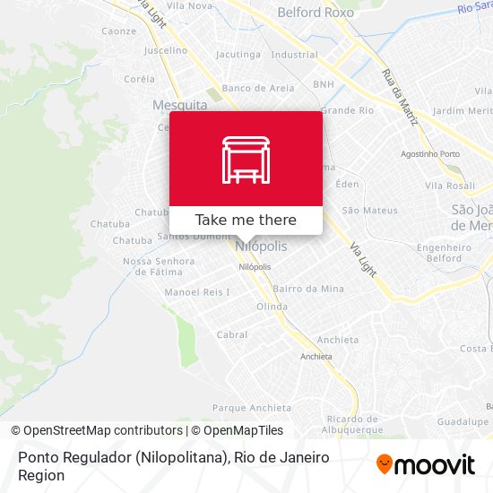 Ponto Regulador (Nilopolitana) map