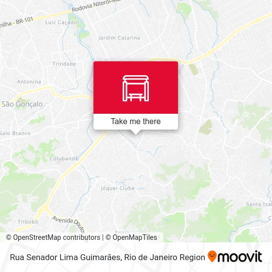Rua Senador Lima Guimarães map