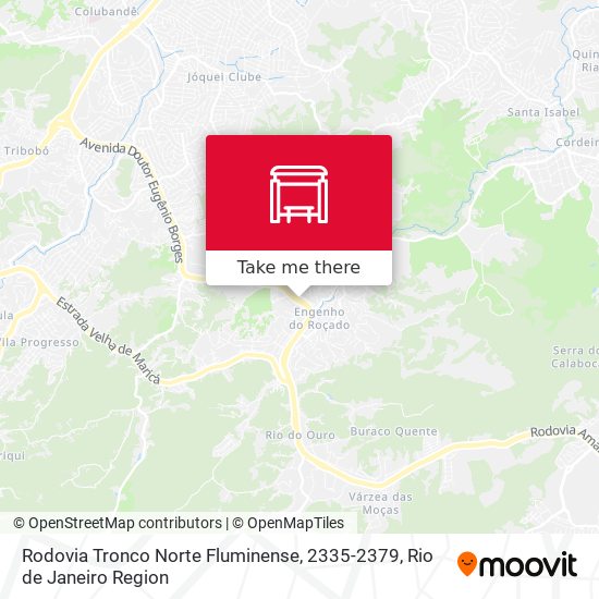 Rodovia Tronco Norte Fluminense, 2335-2379 map