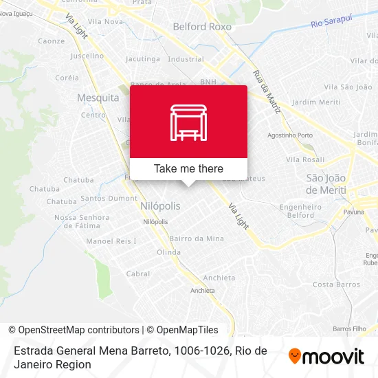 Estrada General Mena Barreto, 1006-1026 map