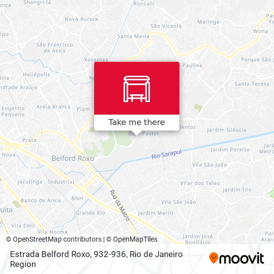 Estrada Belford Roxo, 932-936 map