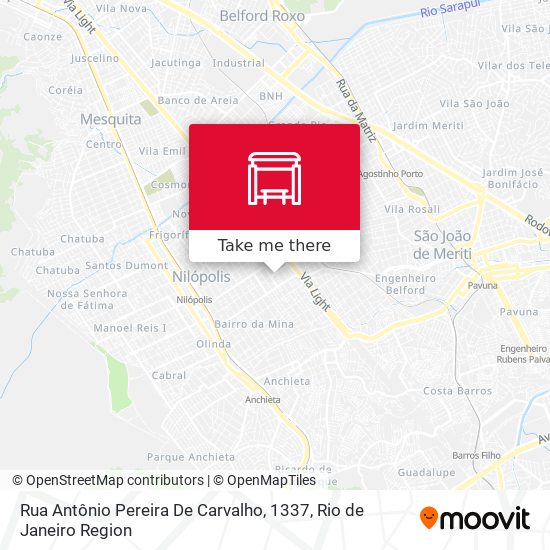 Rua Antônio Pereira De Carvalho, 1337 map