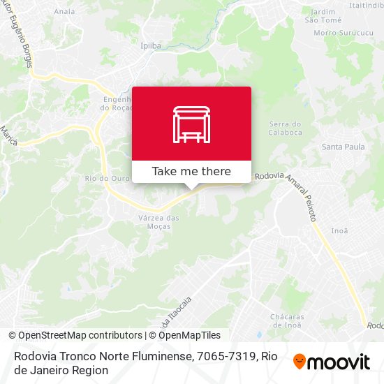 Rodovia Tronco Norte Fluminense, 7065-7319 map