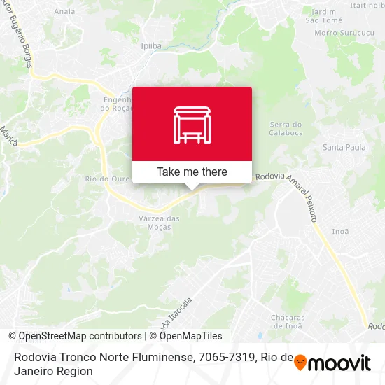 Rodovia Tronco Norte Fluminense, 7065-7319 map