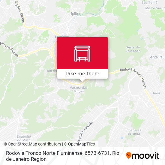 Rodovia Tronco Norte Fluminense, 6573-6731 map