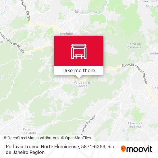 Rodovia Tronco Norte Fluminense, 5871-6253 map