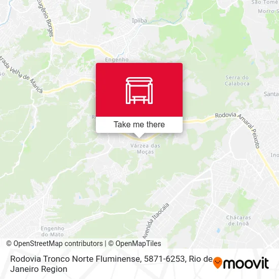 Rodovia Tronco Norte Fluminense, 5871-6253 map