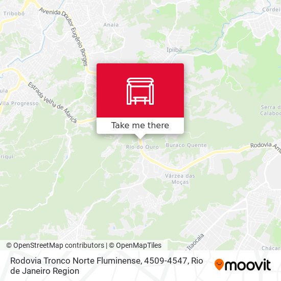Rodovia Tronco Norte Fluminense, 4509-4547 map