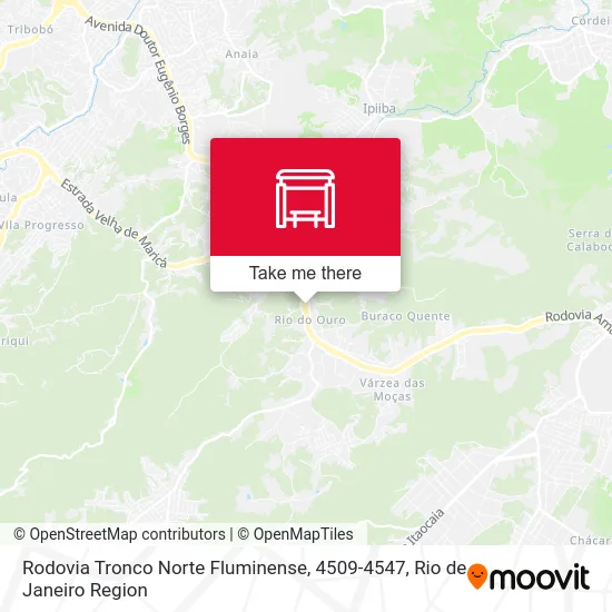 Rodovia Tronco Norte Fluminense, 4509-4547 map