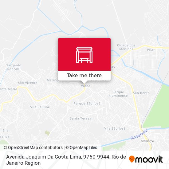 Avenida Joaquim Da Costa Lima, 9760-9944 map