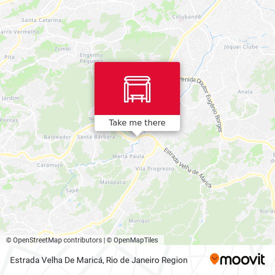 Estrada Velha De Maricá map