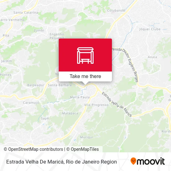 Estrada Velha De Maricá map