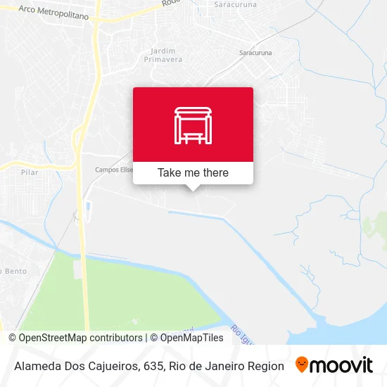 Alameda Dos Cajueiros, 635 map