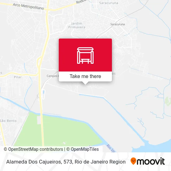 Alameda Dos Cajueiros, 573 map