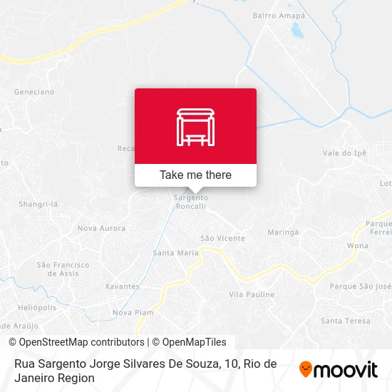 Rua Sargento Jorge Silvares De Souza, 10 map