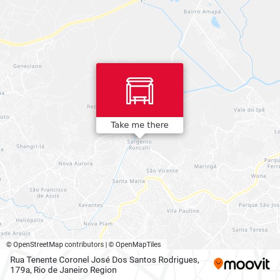 Rua Tenente Coronel José Dos Santos Rodrigues, 179a map