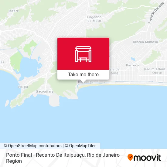 Ponto Final - Recanto De Itaipuaçu map